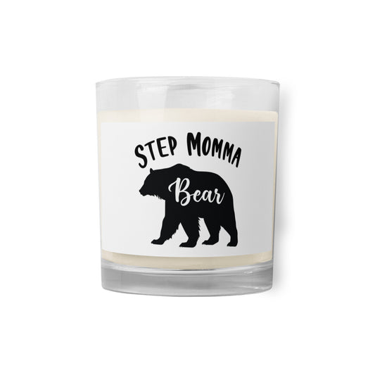Stepmomma Bear soy wax candle